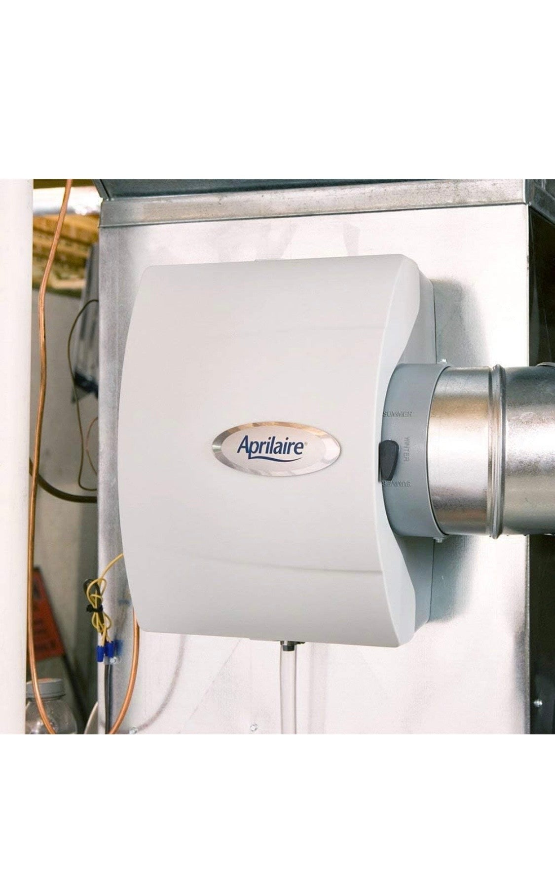 Aprilaire 500MK Whole-Home Bypass Humidifier with Manual Control & Installation Kit